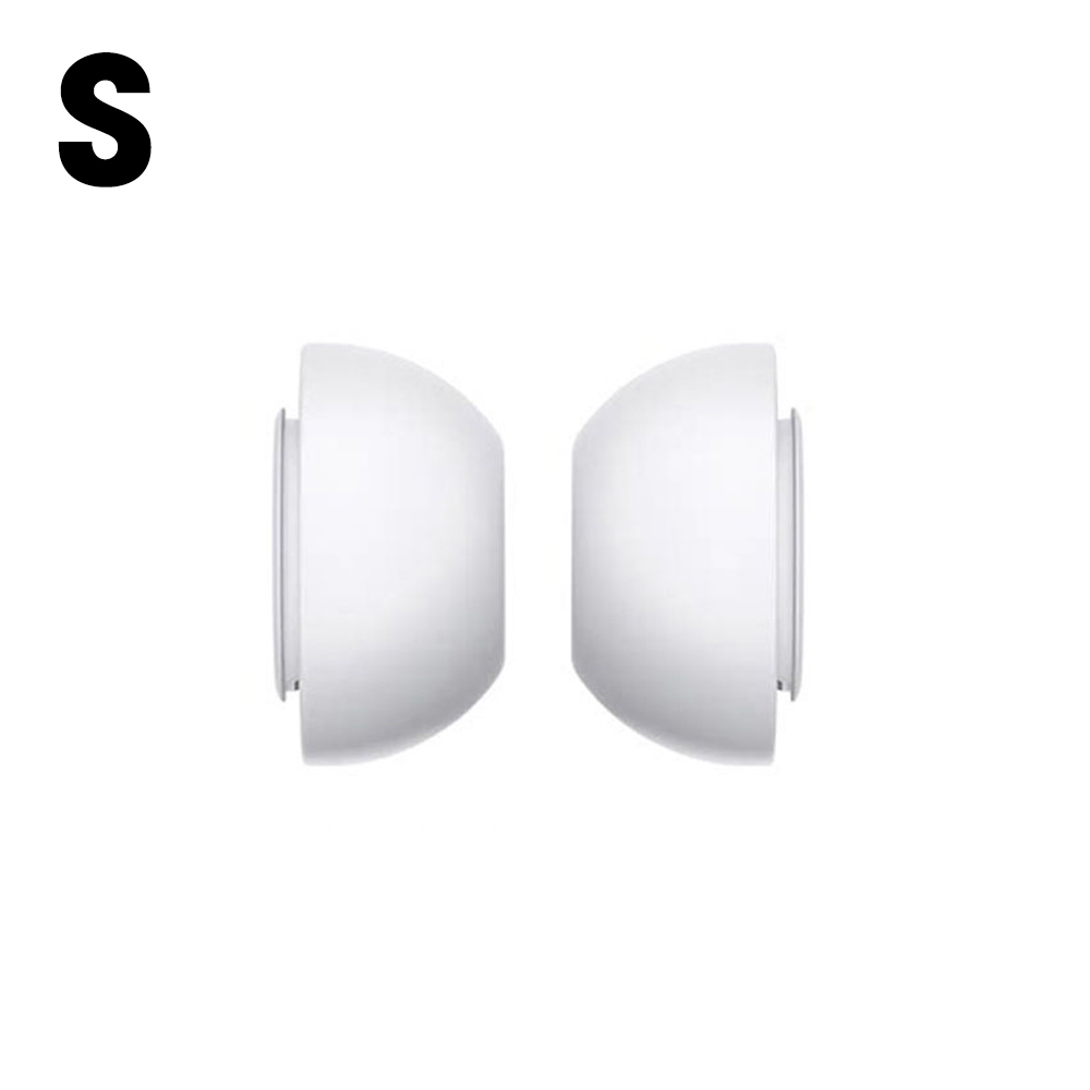 Soft Silicone Ear Tips for Airpods Pro 1/2 Protective Earbuds Cover with Noise Reduction Hole Ear-pads for Apple Air Pods Pro: XS / Light Grey