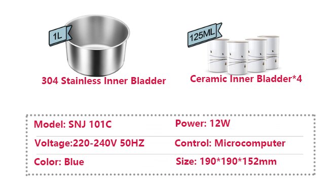 Mini yogurtera eléctrica automática, Popular, nato, máquina de vino de arroz, inoxidable