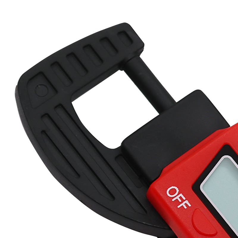Qstexpress 0-12.7mm kolfiberkompositer digital tjockleksmätare för mikrometer