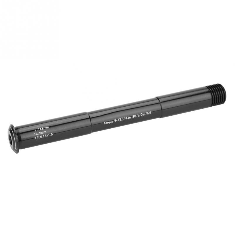 Cykel cykel fornav rør aksel 15mm x 100mm til rock shox forgaffel cykel gaffel gennem aksel håndtag cykel tilbehør
