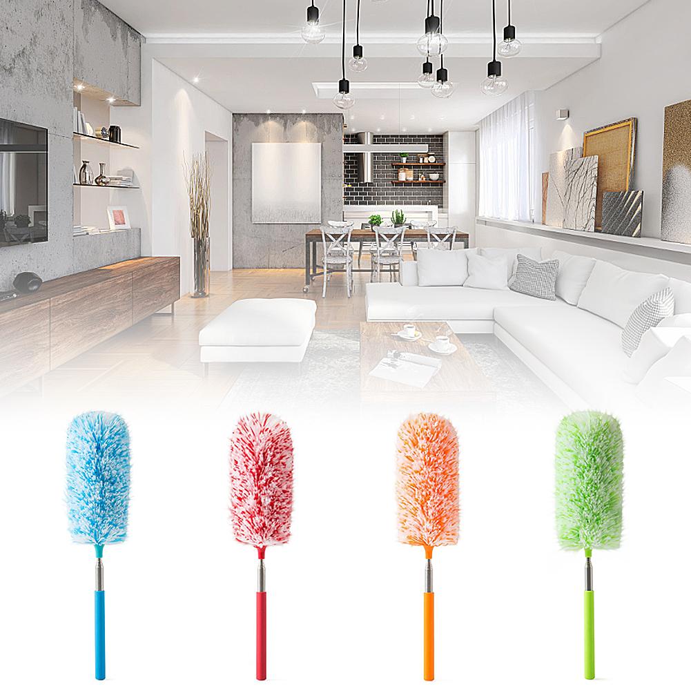 Auto 'S Home Cleaner Uitschuifbare Plumeau Met Telescopische Pole Rvs Microfiber Stofdoek Voor Cleaning Spinneweb