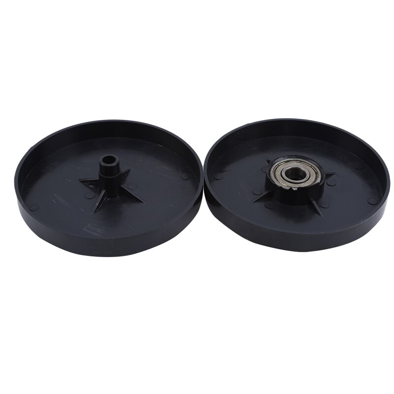 Double Side Plastic Turntable Multi-Purpose Pottery Clay Sculpture Tools Practical 10cm 360 Flexible Rotation Ceramic Tools