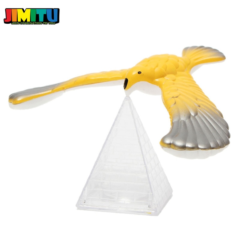 1PC Amazing Eagle Magic Box Desk Display Decor Doll Balancing Bird Novelty Fun Learning Toy Year Best for Children Kid