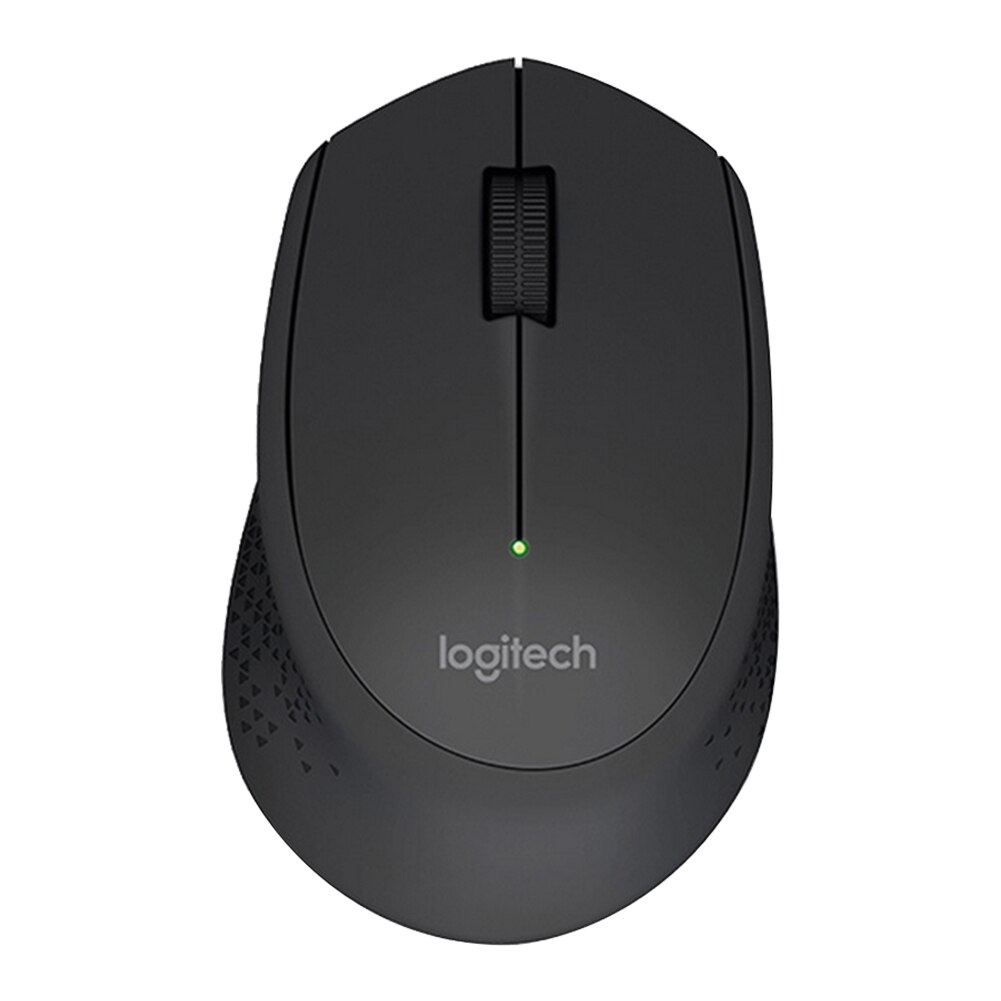 Logitech M280 Wireless Optical Mouse Computer PC Laptop 2.4GHz 3 Buttons Receiver Cordless Mice Portable wireless mouse for work: Black