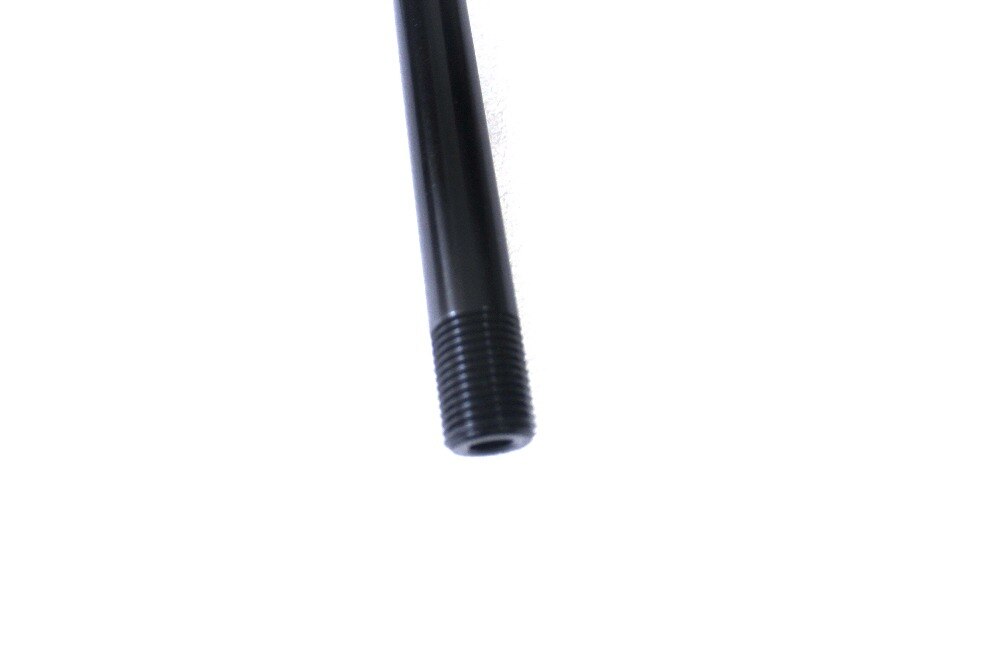 Eje pasante delantero de aleación de bicicleta de carretera 100*15mm reemplazo de bicicleta de carretera de liberación rápida QR en Paso de rosca negro anodizado 1,5mm