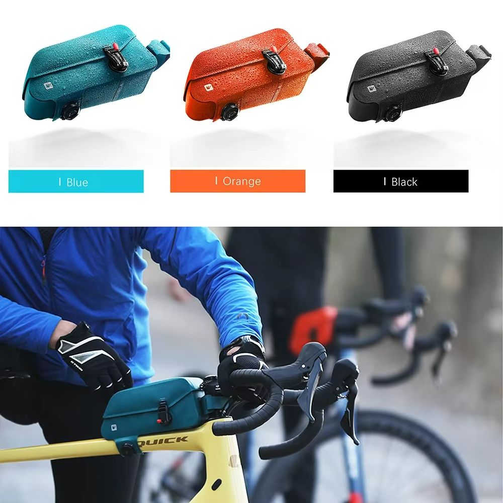 Regntæt cykeltaske regntæt cykeltop forrør stel telefon værktøjstaske mountainbike landevejscykel cykeltaske sort cykeltilbehør