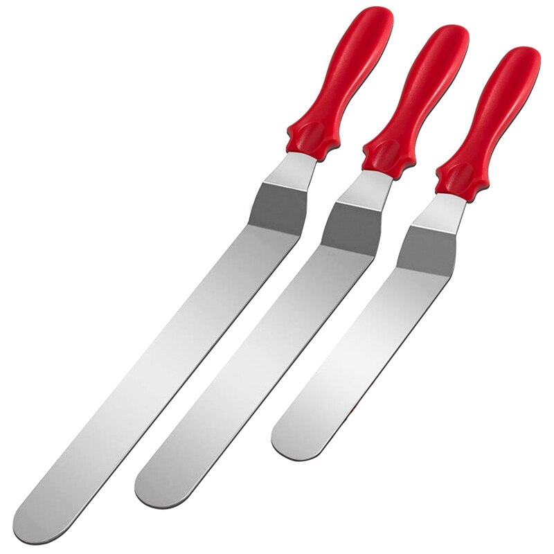 Ensemble de spatules décalées pour glaçage de gâteaux, spatule à glaçage coudée pour la décoration: Default Title