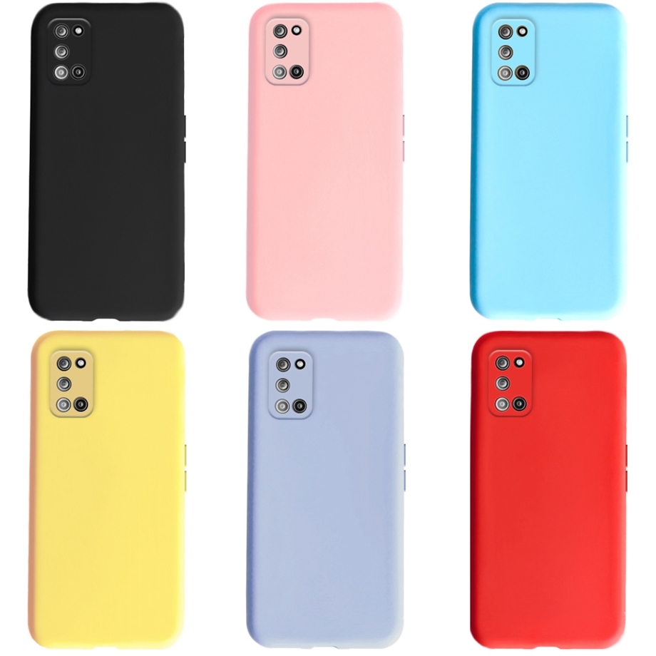 etui OPPO A52 2020 A 52 etui OPPO A72 2020 A 72 etui OPPO A92 2020 A 92 etui szczupły matowy miękki TPU silikon Powrót pokrywa etui na telefon