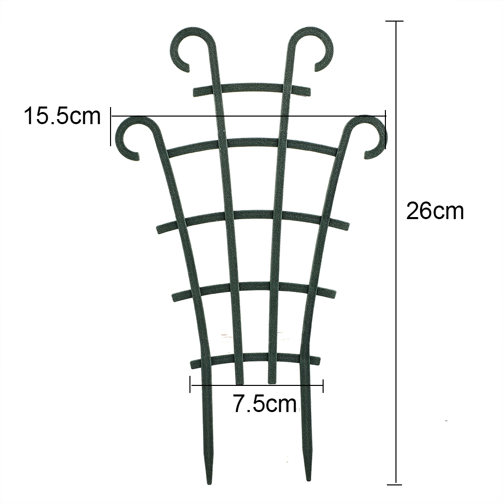 2 kpl puutarhakasvien kiipeilyverkko diy muovi mini päällekkäin ruukkukasvien tukipuutarhapuikot kasveille