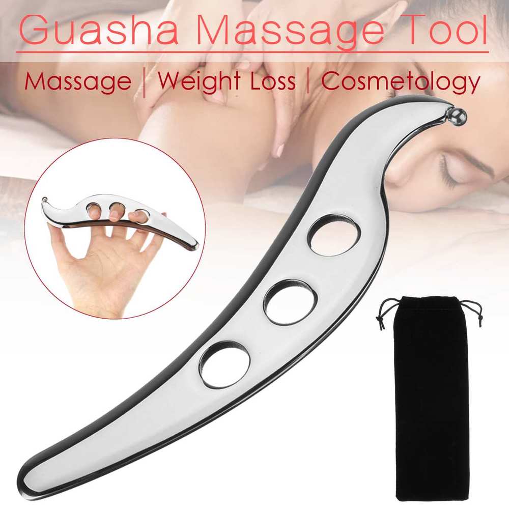 304 rustfrit stål myofascial kniv massage værktøj skraber fysioterapi løs muskel meridian massage maskine spa board værktøj