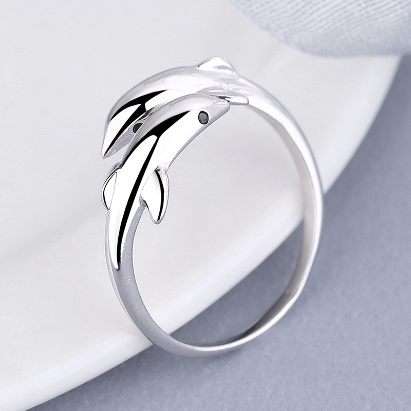 Bague en argent pour femmes, bijoux décoratifs, de sens, taille réglable, pour toutes les femmes, amour, défilés de , luxe