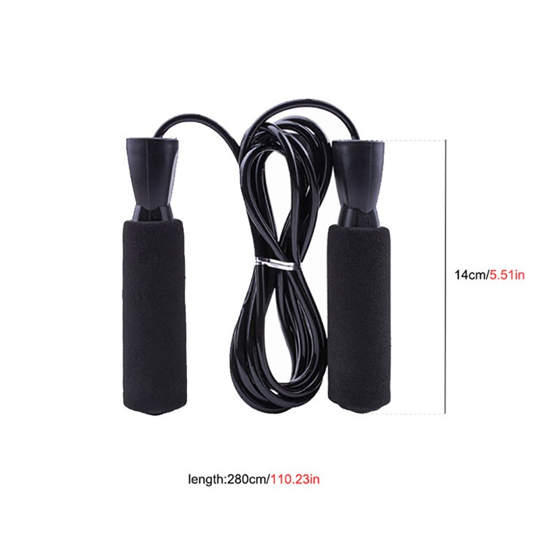 Skip Jump Rope Aërobe Oefening Boksen Skipping Jump Rope Verstelbare Lager Speed Fitness Skipping Touwen Zwart Deporte Nl
