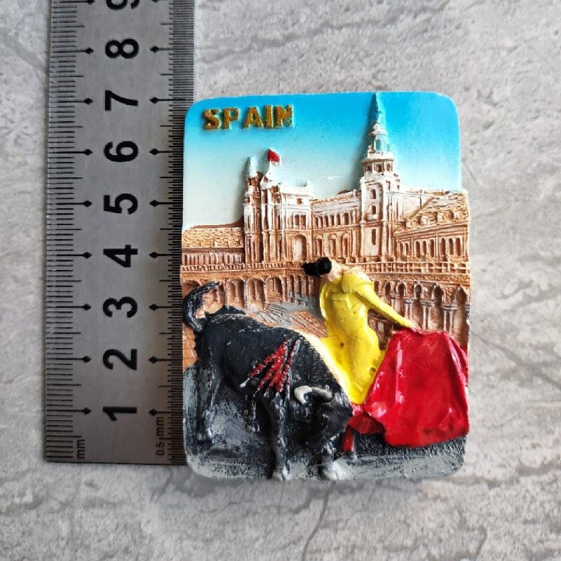 3D Resin Magnets Country Decor Basilica i Temple Expiatori de la Sagrada Familia Barcelona Spain Tourism Fridge Magnet Souvenir