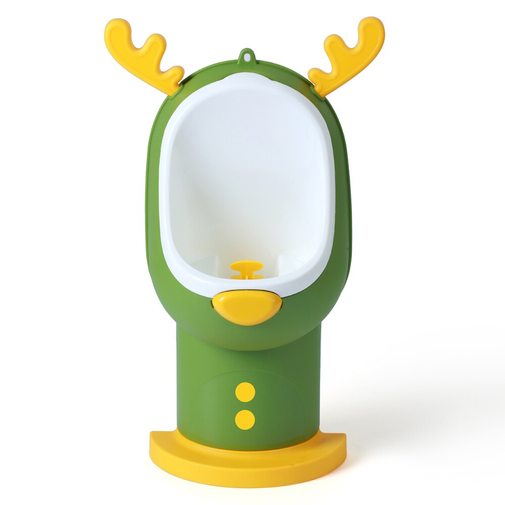 1-6Y Baby Boys Potty Kids Urinal Deer Children's Toilet Training Urinal Stand Hook Pee Trainers Pot: Green