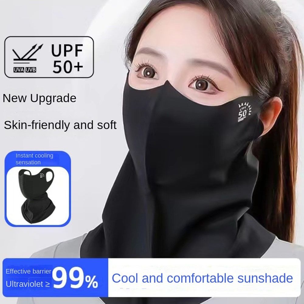 Cool Ice-Masque de Protection InjSun UPF50 +, Écharpe de Cou Anti-UV Respirante, Pare-Soleil pour l'Extérieur