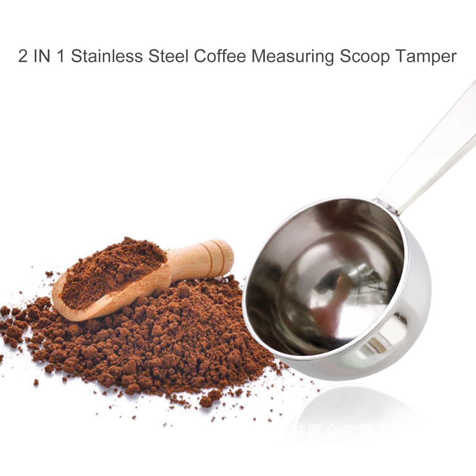 Cuchara medidora 2 en 1 para café, cuchara medidora para café, martillo, utensilios para café y té