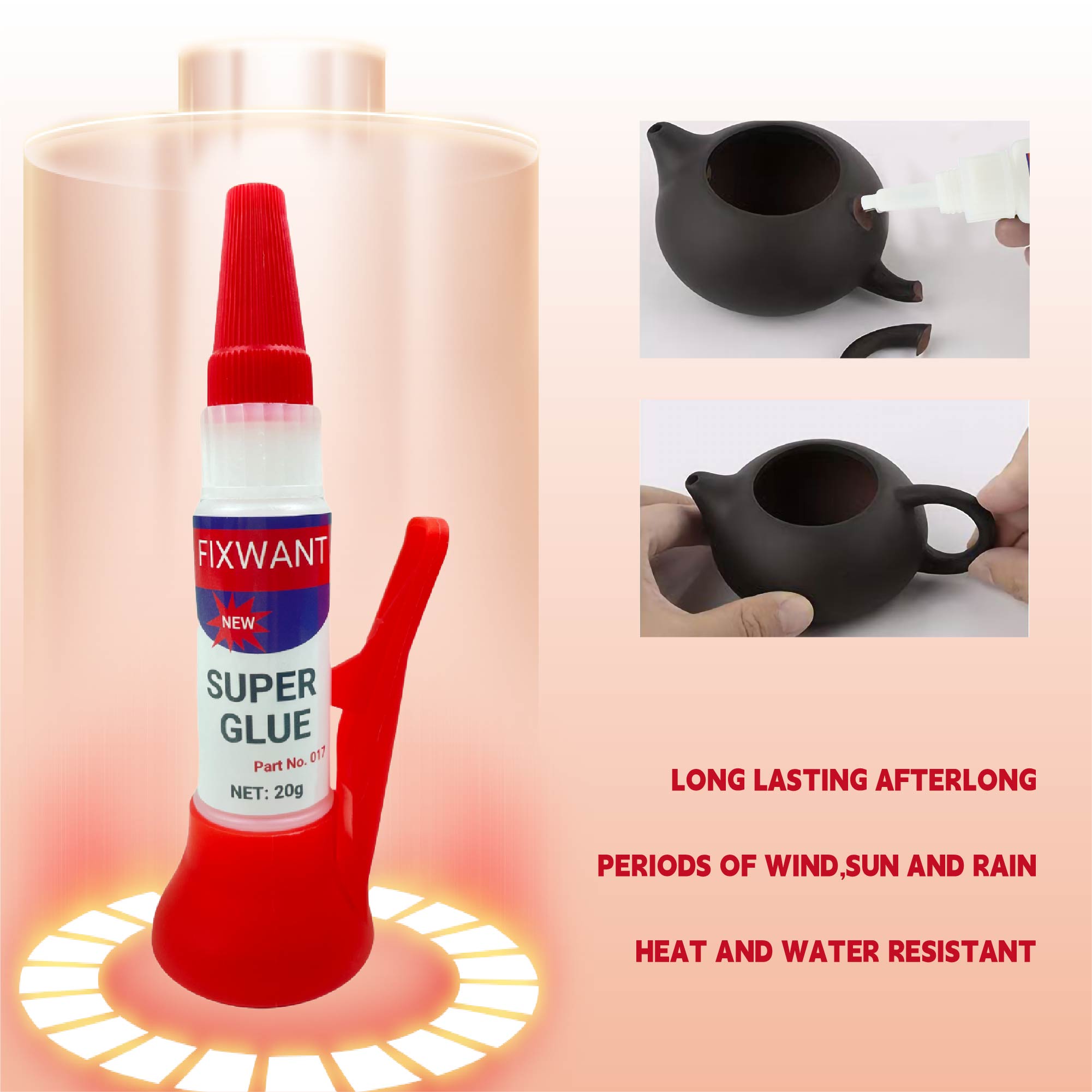 Laslijm - Supersterke lijm voor metaal, kunststof, rubber, keramiek, doe-het-zelfreparatie - Waterdicht en hoge sterkte 10 g / 35 g