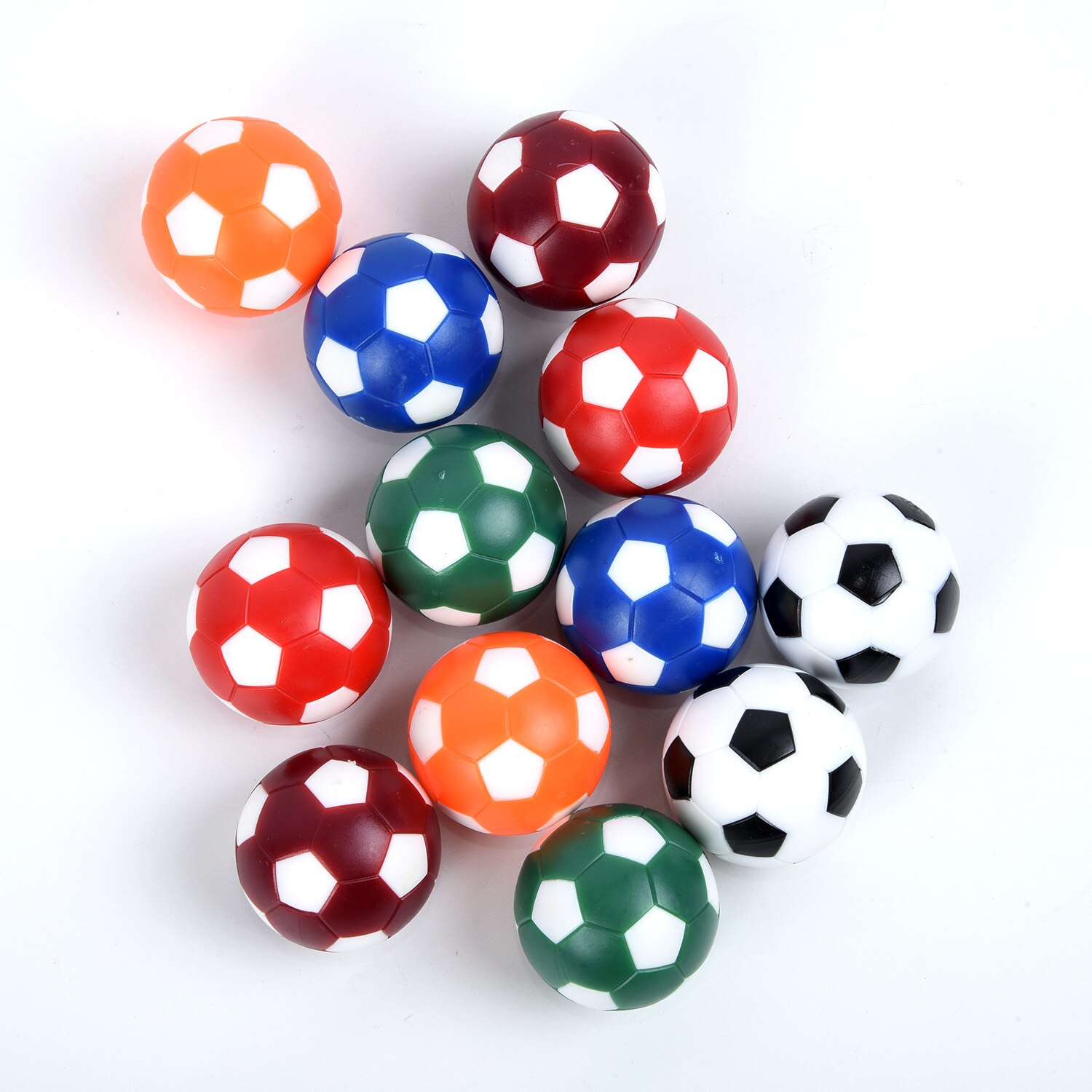 Plast farverige bordfodbold bord fodbold fodbold bolde indendørs spil sport underholdning reservedele forsyninger