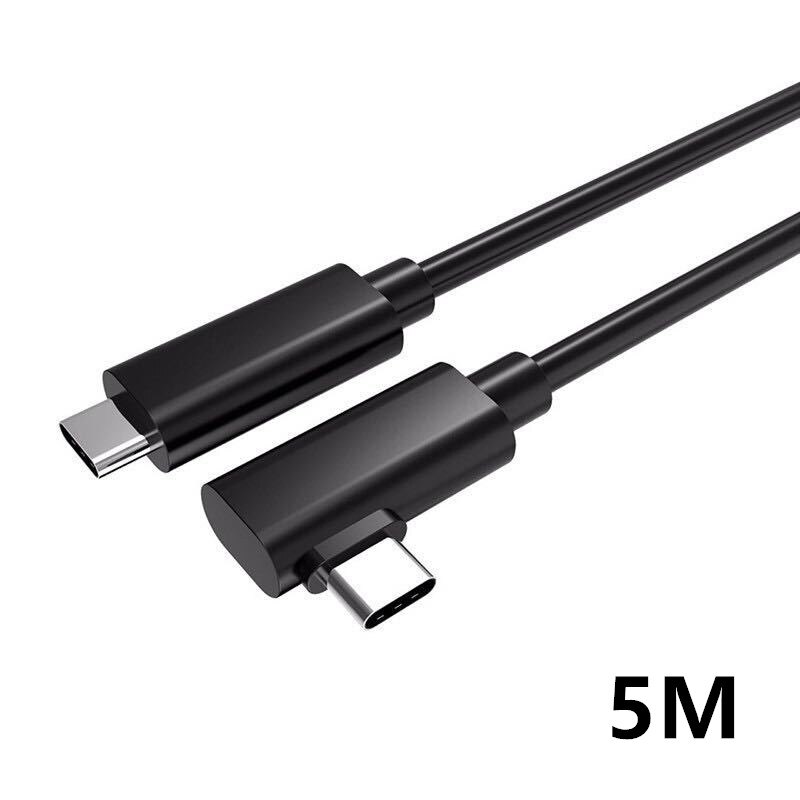 Para oculus quest/2 ligação usb-c vapor vr tipo-c 3.1 cabo de dados, selecionável 3m5m: C-C 5M