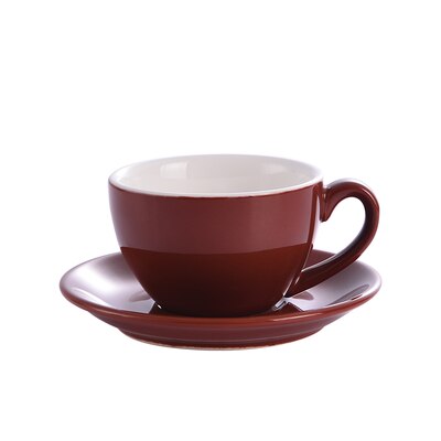 Mhv 200ml cappuccino latte farve glasur keramisk kaffekop køkken kontor cafe trække blomsterkop: 4