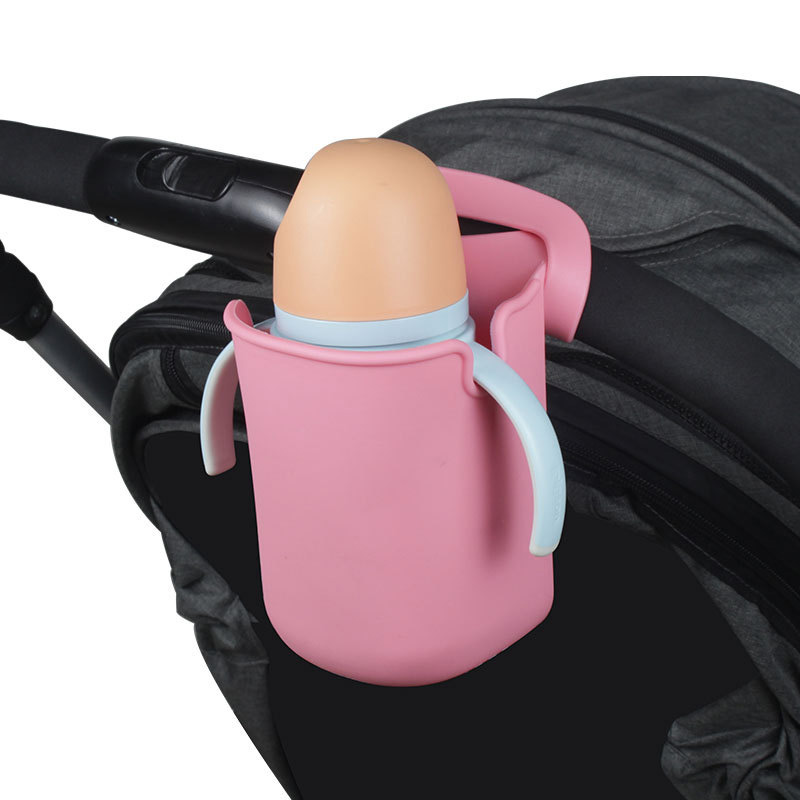 Silikon-Getränkehalter für Kinderwagen, Rollstuhl, Kinderwagen, Wagen, Fahrrad, Flaschenhalter, Kinderwagen-Zubehör, Flaschen-Aufbewahrungstasche