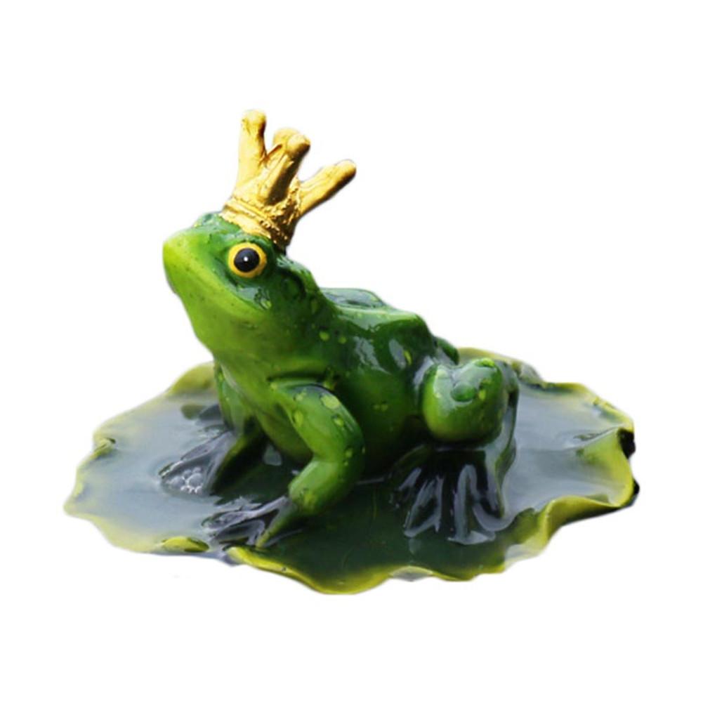 Simulation Frog Floating Animals Small Ornaments for Garden Pond Outdoor Fish Tank: S