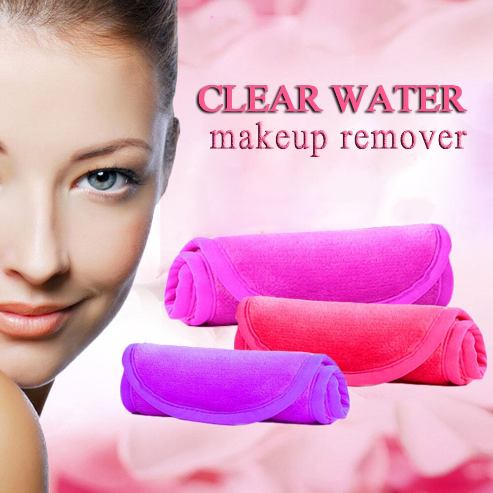 5 stk/parti genanvendeligt makeup håndklæde mikrofiber makeup remover ansigts rengøring håndklæde makeup remover servietter behøver ikke renseolie