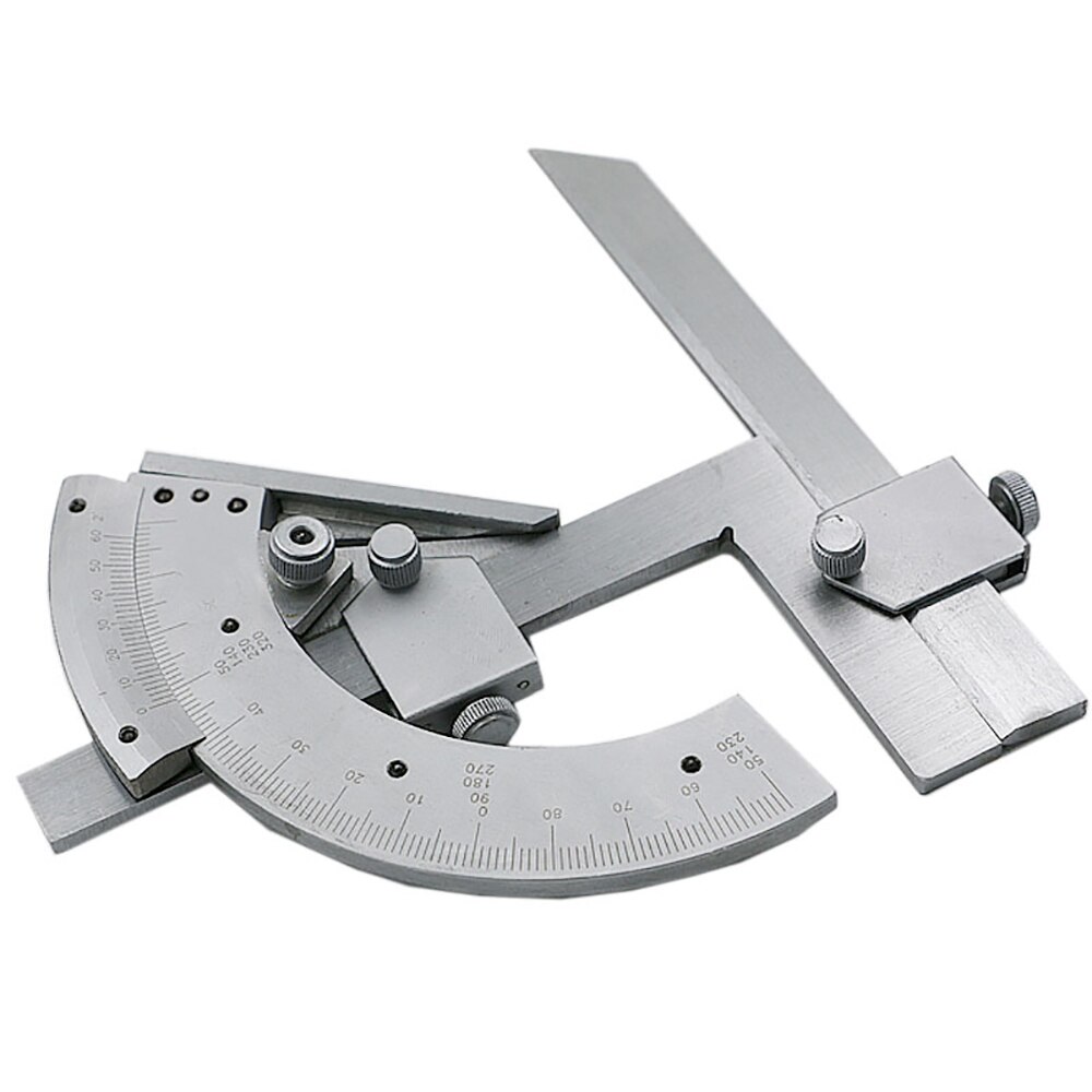 ABEDOE 0-320 Degree Universal Bevel Protractor Premium Measuring Finder Ruler Removable Angle Gauge Household Tools