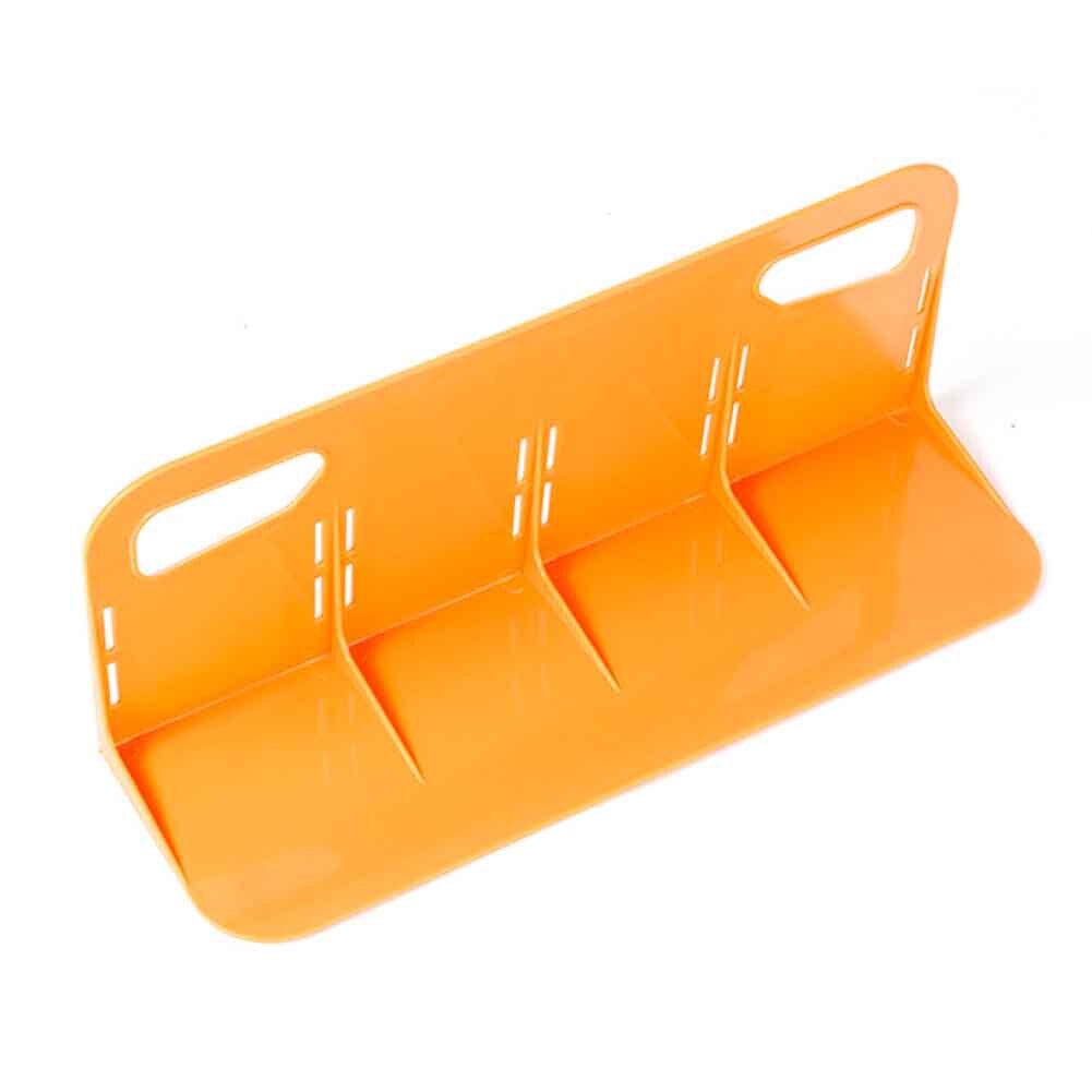 PP Interior Accessories Easy Install Simple Shake Proof Fixed Rack Holder Car Trunk L Shape Durable Anti Slip Luggage Box Stand: Orange L