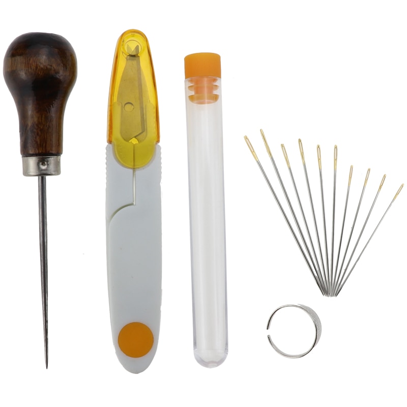Leather Craft Tools Leather Hand Sewing Set Handmade Leather Goods DIY Hand Sewing Set Leather Craft Package