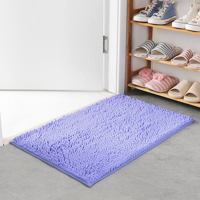 Tapis de bain grande taille bon marché, tapis épais à mémoire de forme, tapis de bain, salle de bain, salon, porte de salle de bain, tapis de pied absorbant B: Snowyblue