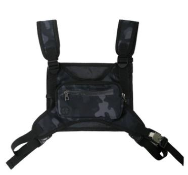 Wild Casual Stijlvolle Borst Zak Outdoor Sport Running Draagbare Leisure Tas Hip Hop Chic Cargo Borst Pakken: Camouflage