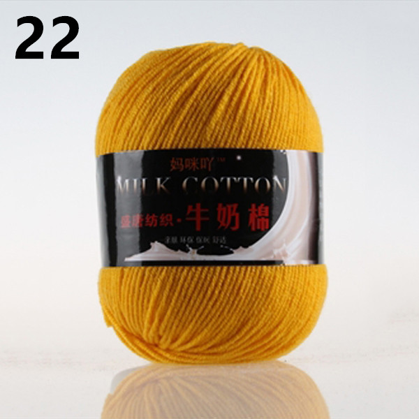 Craft art Dubbele breien Haak DK Garen Wol Melk fiber katoen 50g Bal: 22