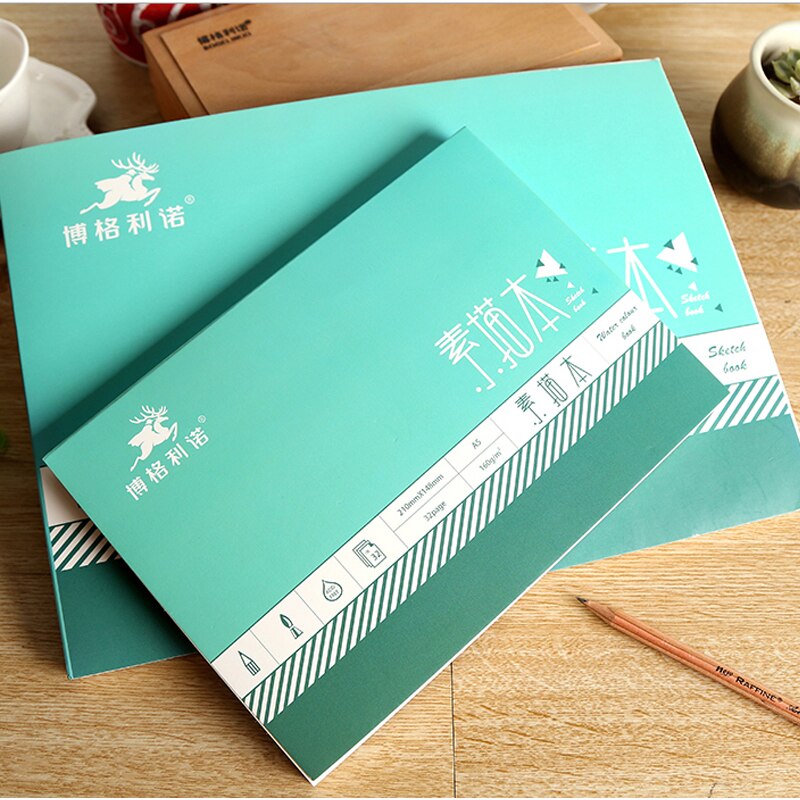 Bgln watercolor / sketchbook A5/A4/A3 hand-painted adult beginner watercolor paint sketch paper art supplies