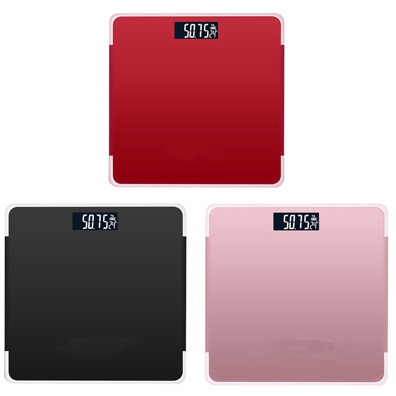 Czarny wyświetlacz Lcd wskaźnik ciała elektroniczny inteligentny wagi 180Kg łazienka ciała Axunge BScale cyfrowe wagi ludzkie wagi Floo: Default Title