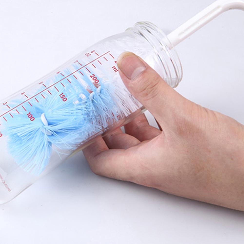 5Pcs Kitchen Cleaning Brush For Feeding Bottle Cups Brushes Useful Tube Nozzle Cleaner Brush Home Kitchen Cleaner Accessories