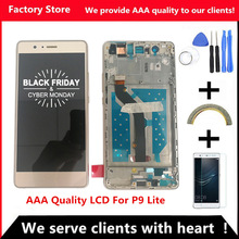 5.2 Inch AAA LCD + Frame Voor HUAWEI P9 Lite Lcd-scherm Voor HUAWEI P9 Lite Digiziter Vergadering 1920*1080