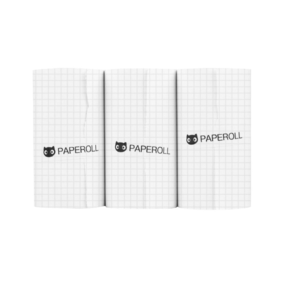 Thermal Printer Accessories Thermal Paper 3 Rolls 57 x 30 mm White Printer Sticker Paper for P1 P2 P2S Mini Photo Printer: Grey grid paper