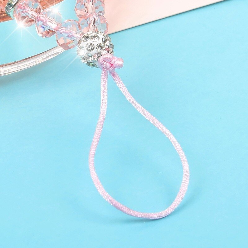 1PC Luxury Crystal Mobile Phone Straps Lanyards For Keys Bling Diamond Hand Wrist Strap Rope Cord Holder Lanyard For Phones