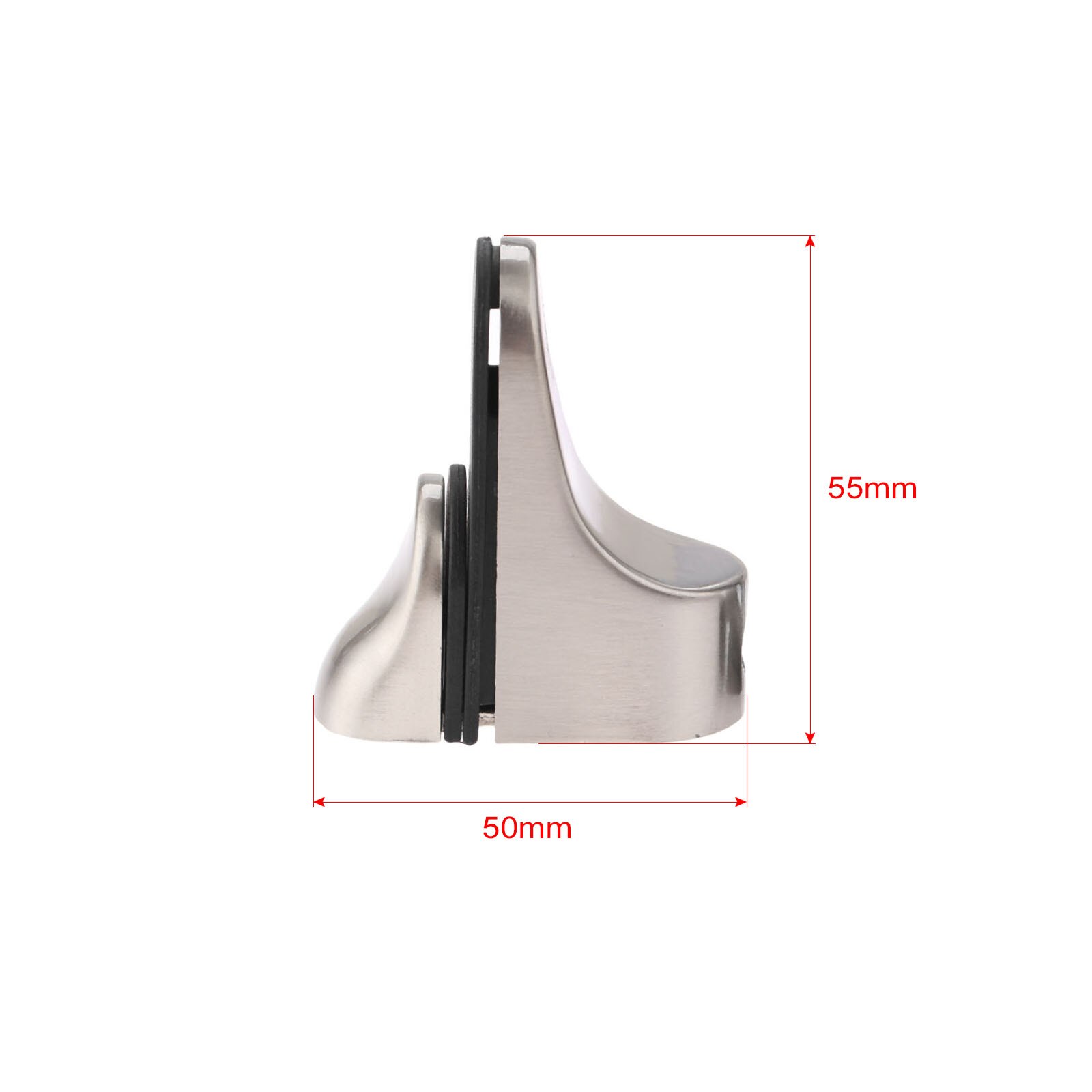 1Pc Adjustable Glass Shelf Support Metal Shelf Holder Bracket Support For Glass or Wood Shelves Glasses Clamps with Screws