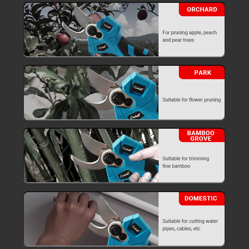 Voor Makita Borstelloze Elektrische Schaar Draadloze Snoeischaar Multifunctionele Fruitboom Tak Cutter Tuingereedschap
