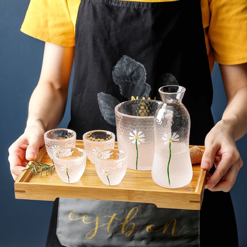 Copa de vino pequeña de Daisy Cloud, frasco de cadera, vaso pequeño de uno o dos usos, vaso de bebidas alcohólicas, utensilios de vino
