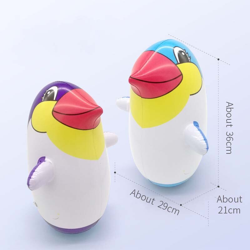 Flotador inflable de pingüino para niños y adultos, anillo de natación para en la piscina, juguete para deportes acuáticos, vaso de pingüino