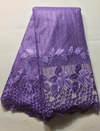 Afrikaanse kant Bloemen Patroon 125 cm breedte stof voor Kleding en Mode verkocht door de 5Yard: Regency