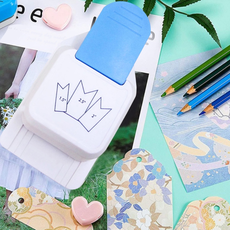 Gxma 3 In 1 Tag Punch Hoek Cutter Paper Punch Bladwijzer Ponsmachine Voor Diy Ambachten Projecten Scrapbooking