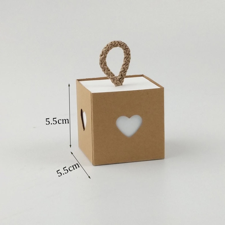 10Pcs/Bag Kraft Paper Candy Boxes Lantern Hexagon Candy Box Wedding Christmas Valentine's Party Supplies: Style 4