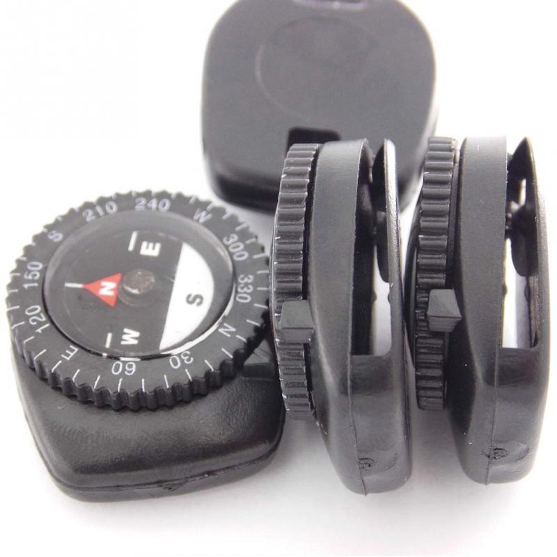 1 stücke Kleine Flüssigkeit Gefüllt Kompass Clip-Auf Paracord Armbinde Uhr Band Tasche Gurt Ausschnitt Kompasse draussen Richtung Guid werkzeug