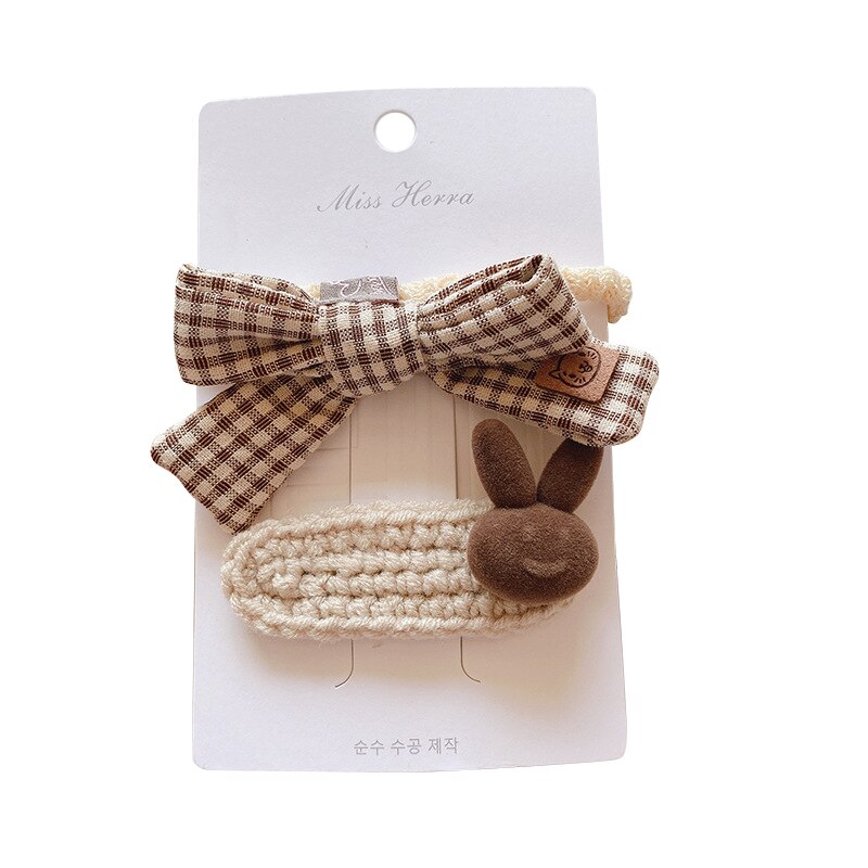Handgemaakte Baby Meisje Haarspelden Kids Hoofddeksels Wollen Gehaakte Baby Haar Clips Baby Haar Accessoires Meisjes Haarspeld Kinderen: 6