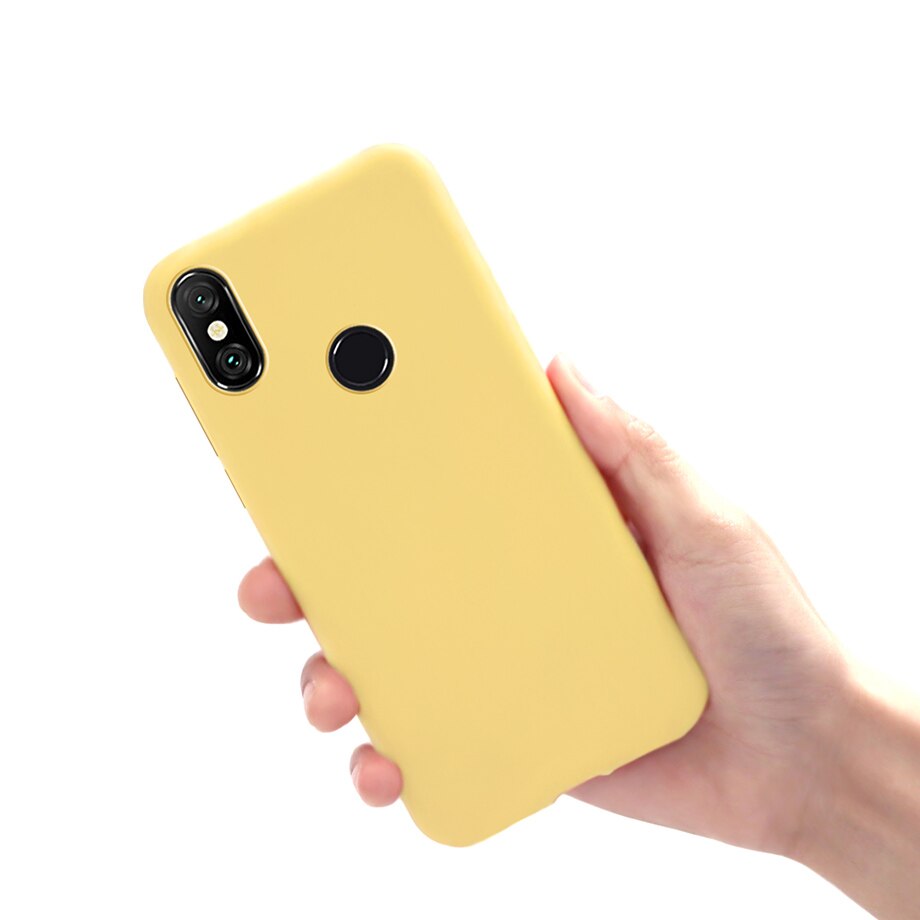 For Xiaomi Mi A2 Lite Case Cover TPU Silicone Phone Cases For Fundas Xiomi Xiaomi Redmi Mi A2 MiA2 Mi A 2 Lite A2Lite Case Coque: Mi A2 / Yellow