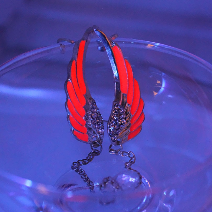 Boucles d'oreilles, clip, boucles d'oreilles, Clip, boucles d'oreilles, lueur dans la nuit, clip, boucles d'oreilles, pour femmes et filles